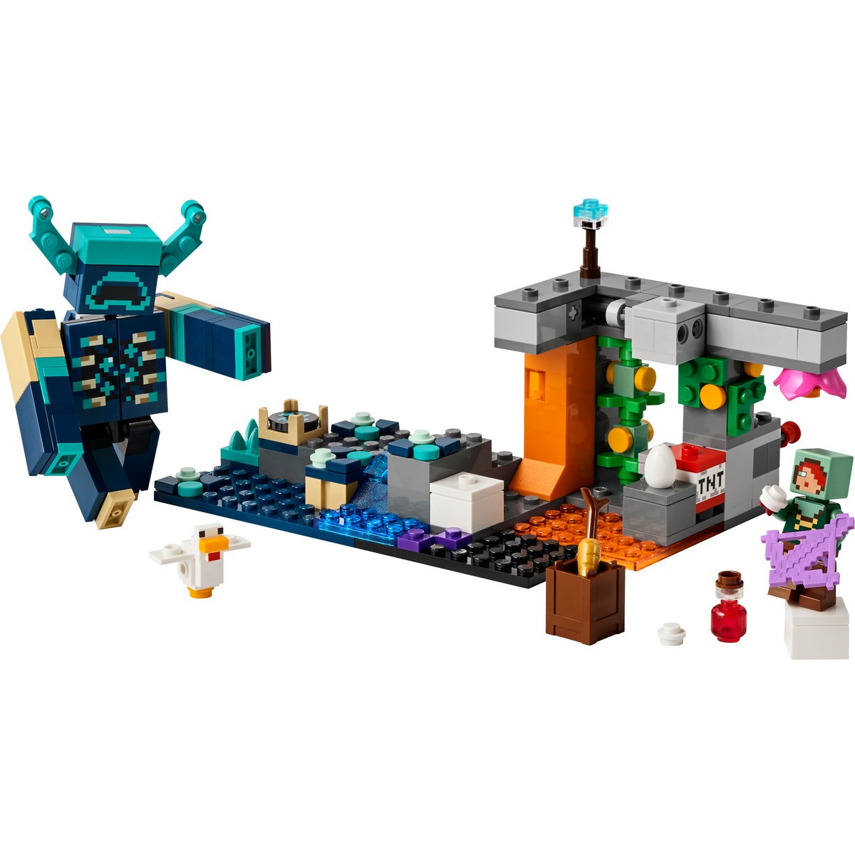 LEGO MINECRAFT INTALNIREA CU TEMNICERUL 21274