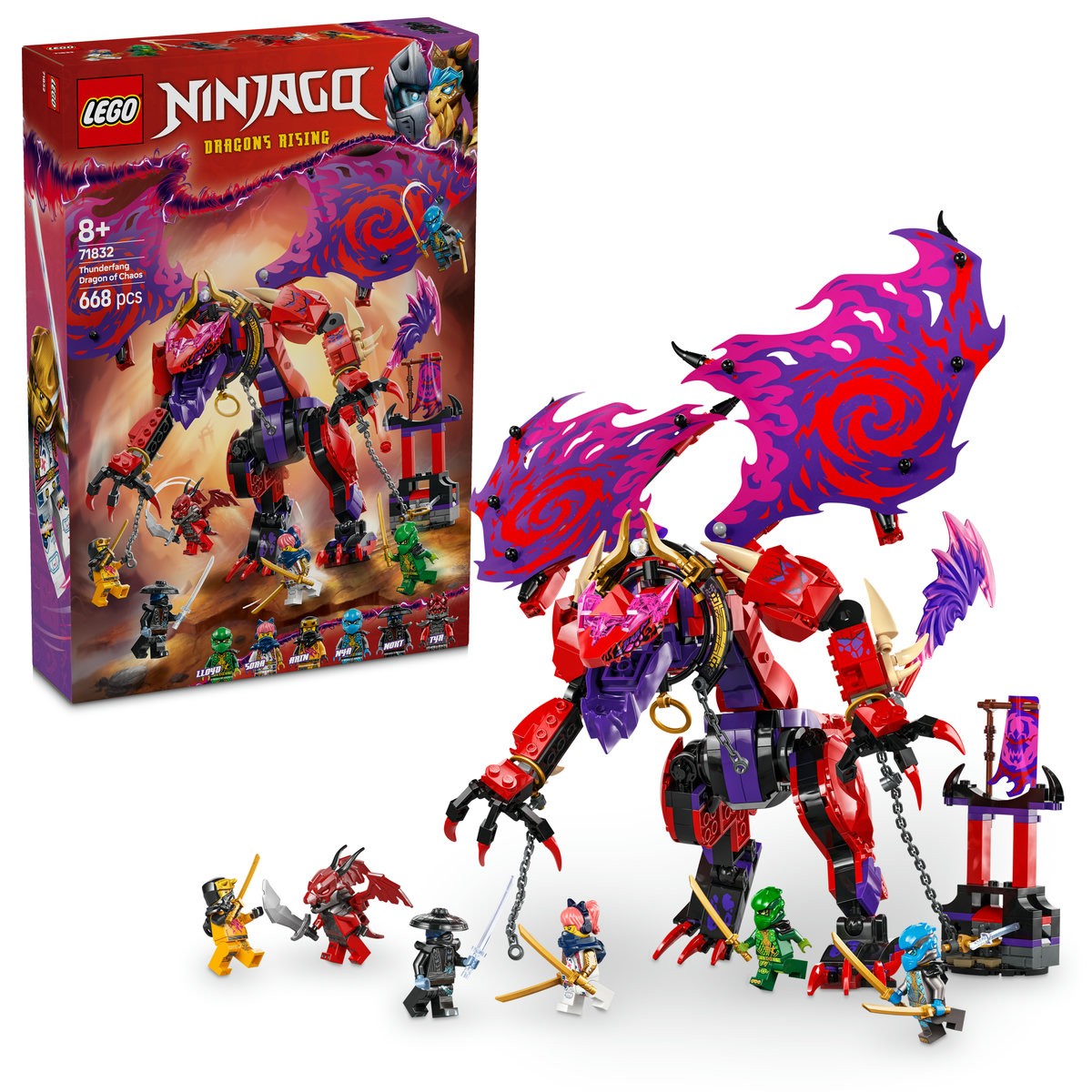 LEGO NINJAGO DRAGONUL HAOSULUI THUNDERFANG 71832