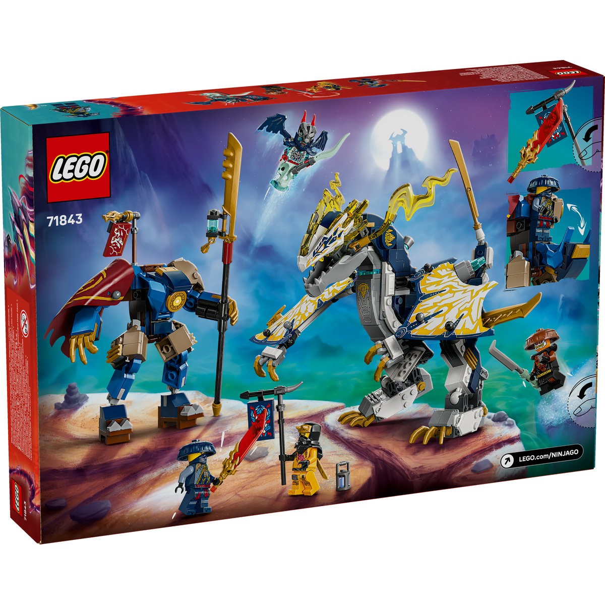LEGO NINJAGO ROBOTUL CALARET DE DRAGON A LUI ROGUE 71843