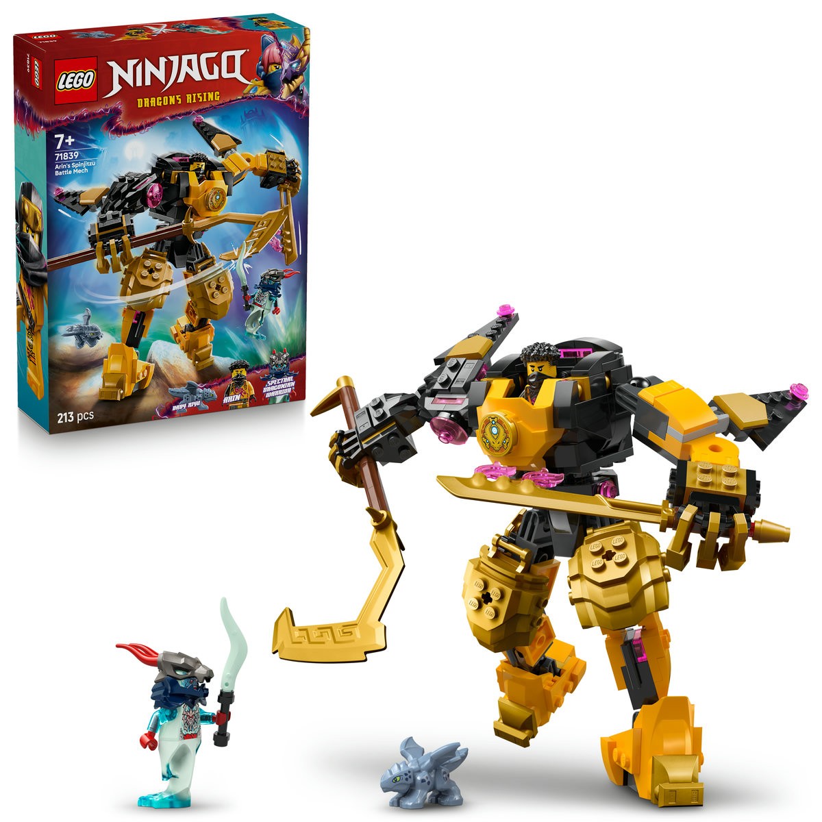 LEGO NINJAGO ROBOTUL DE LUPTA SPINJITZU A LUI ARIN 71839