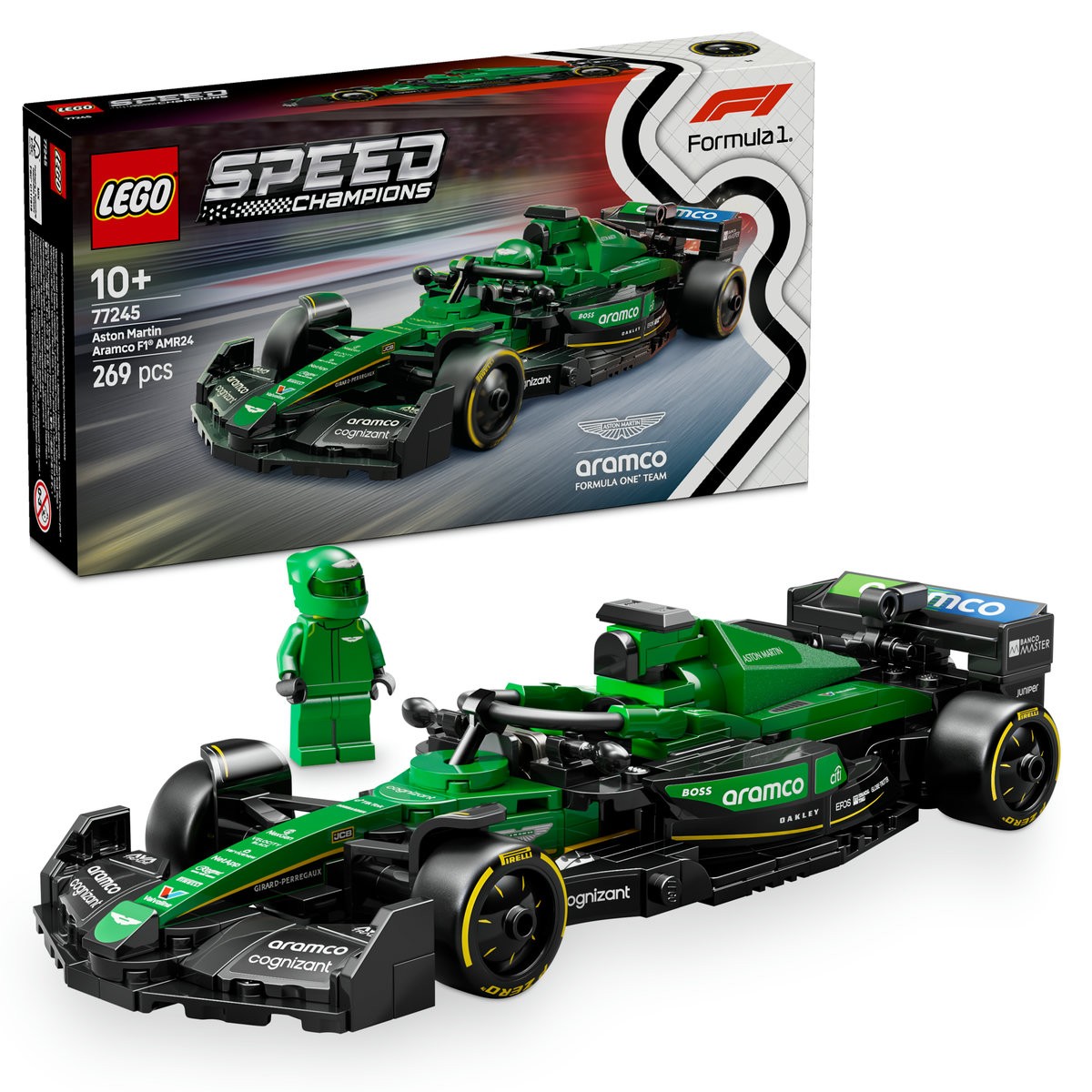 LEGO SPEED CHAMPIONS MASINA DE CURSE F1 ASTON MARTIN ARMACO AMR24 77245
