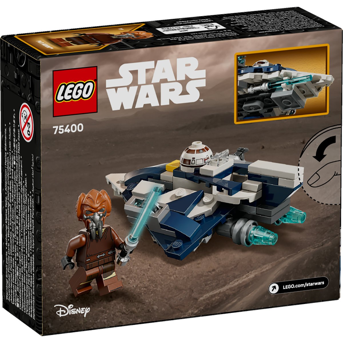 LEGO STAR WARS MICRONAVA DE LUPT JEDI STARFIGHTER A LUI PLO KOON 75400