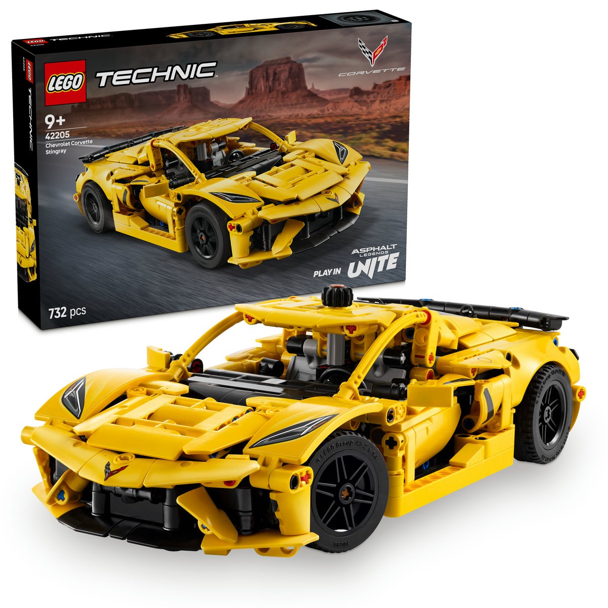 LEGO TECHNIC CHEVROLET CORVETTE STINGRAY 42205