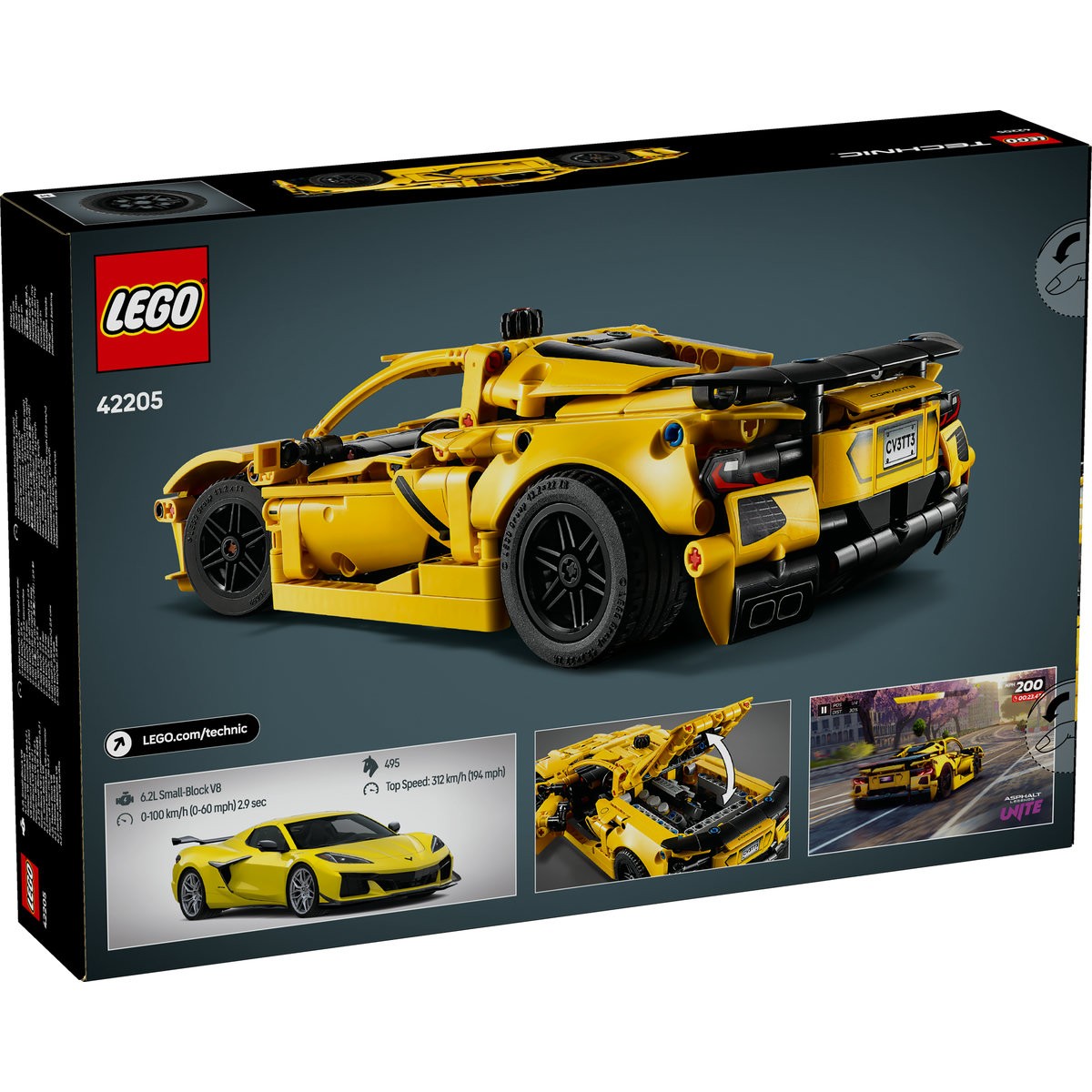 LEGO TECHNIC CHEVROLET CORVETTE STINGRAY 42205