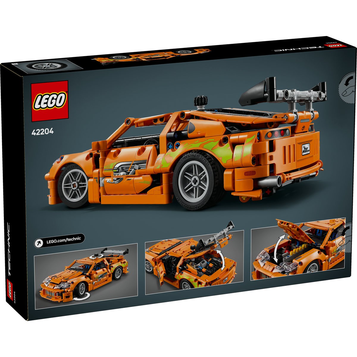 LEGO TECHNIC FAST AND FURIOUS TOYOTA SUPRA MK4 42204