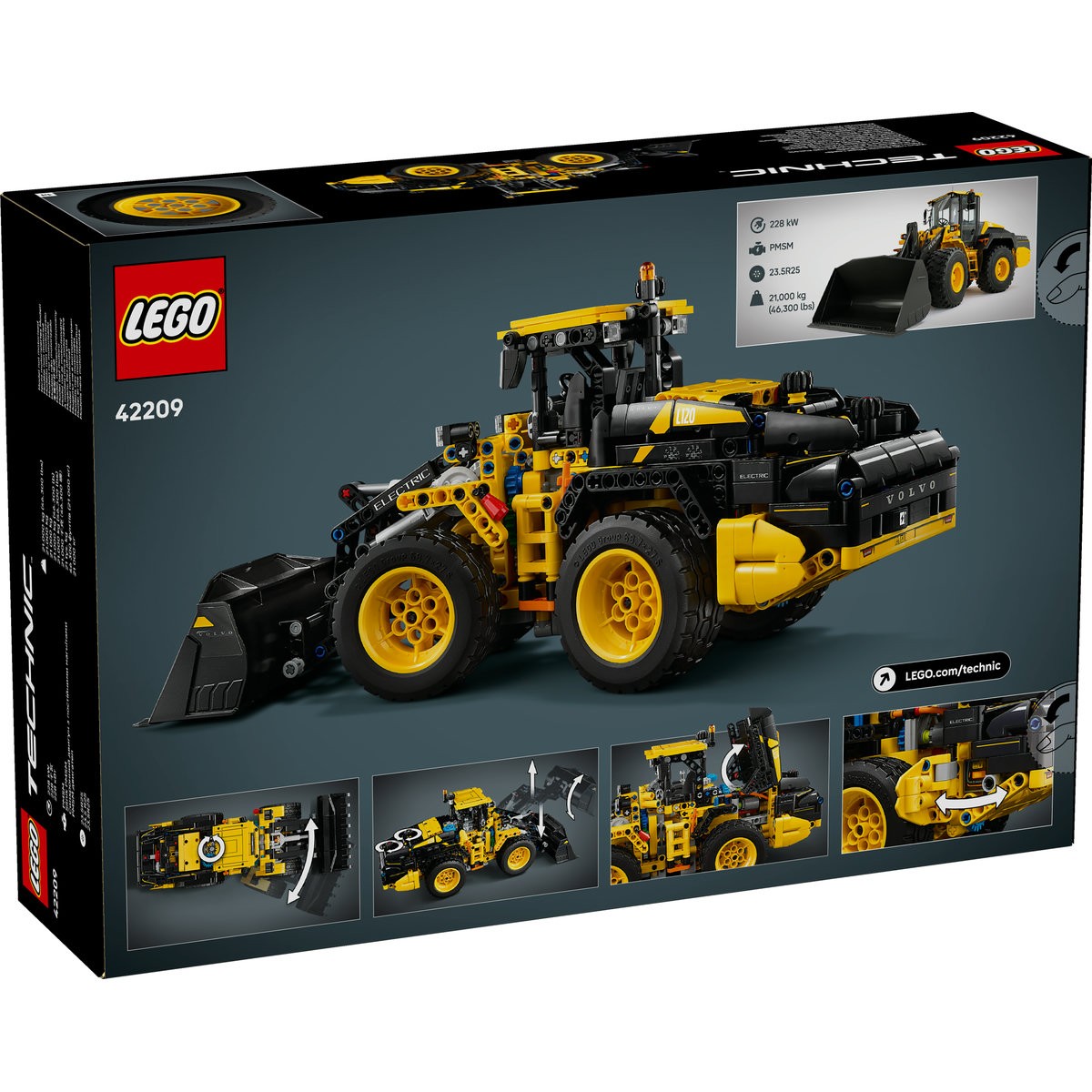 LEGO TECHNIC INCARCATOR FRONTAL VOLVO L120 ELECTRIC 42209