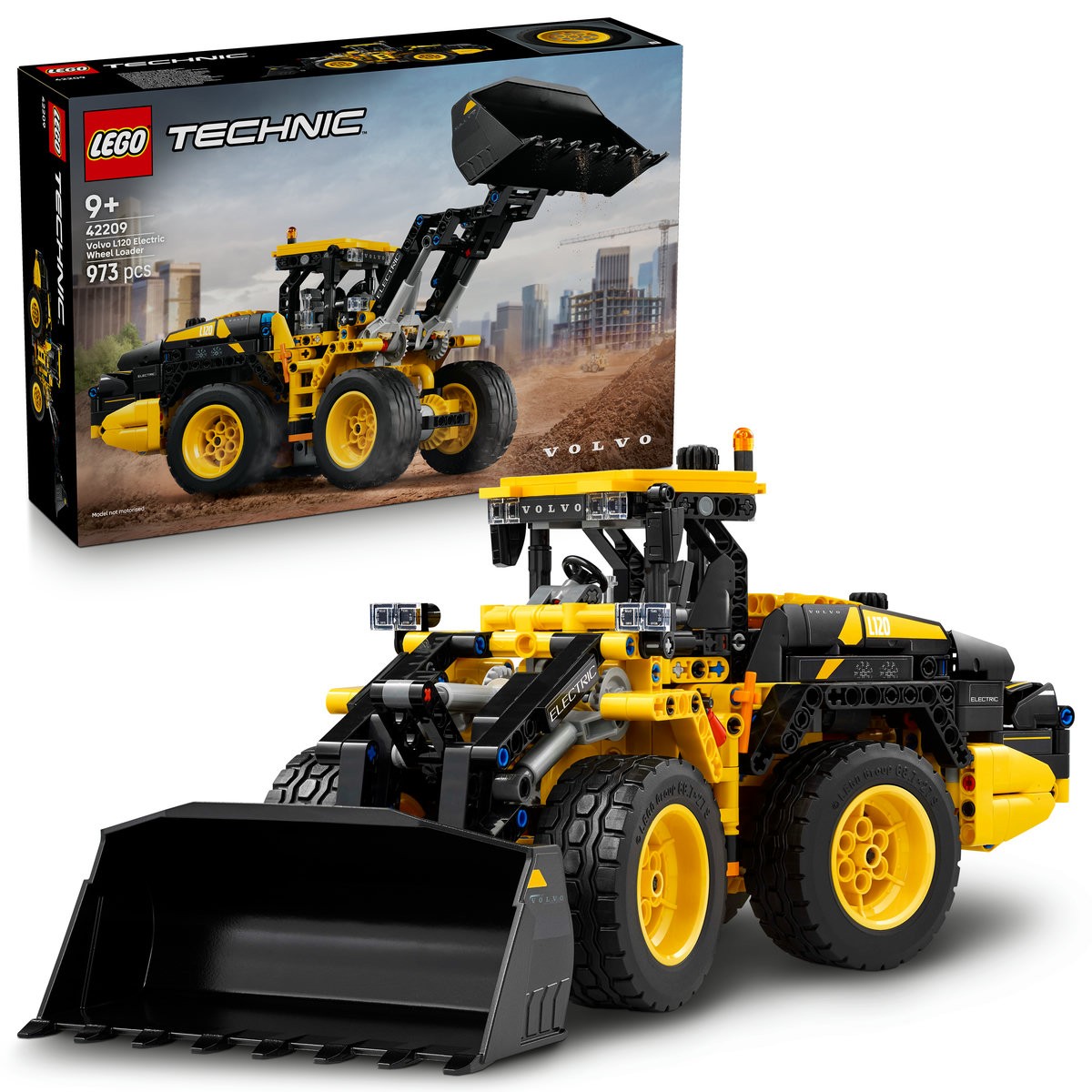 LEGO TECHNIC INCARCATOR FRONTAL VOLVO L120 ELECTRIC 42209