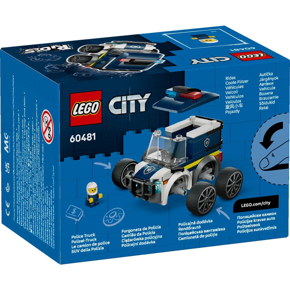 LEGO City Camionetă de Poliție 60481, set de construcție 71 piese