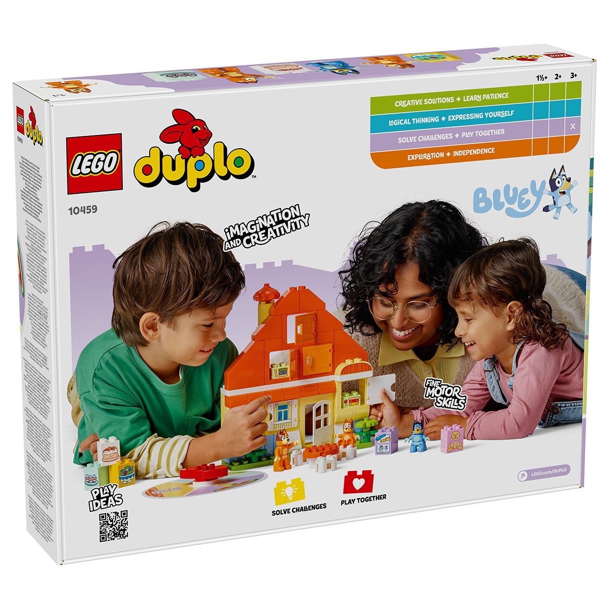 LEGO DUPLO Casa de familie a lui Blue cu joc de memorie 10459