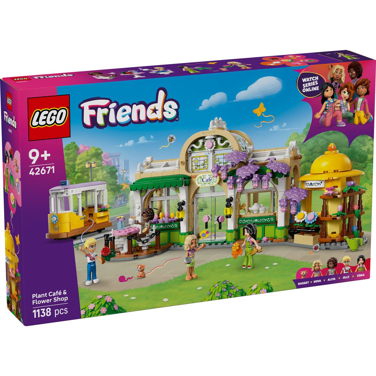LEGO FRIENDS CAFENEA CU MULTE PLANTE SI FLORARIE 42671