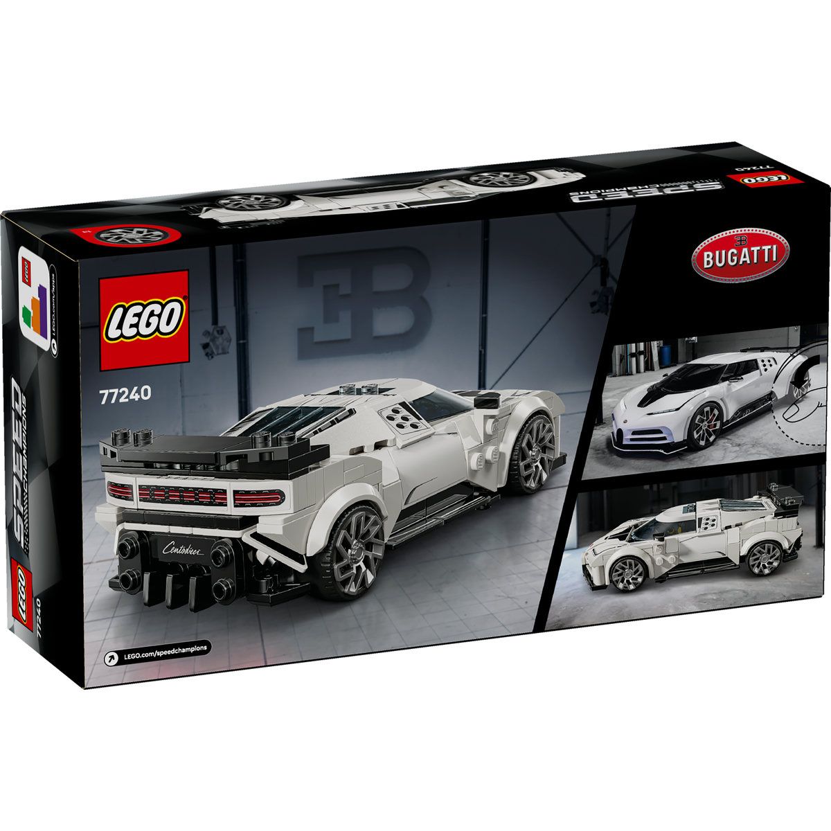LEGO Speed Champions Bugatti Centodieci, hipermasina sport, 9+