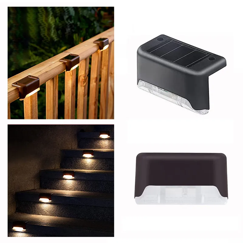 Set 8 Lampi solare LED pentru iluminat scari exterioare cu senzor crepuscular FAVLine Selection