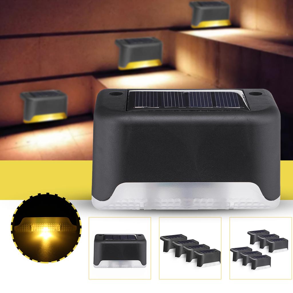 Set 8 Lampi solare LED pentru iluminat scari exterioare cu senzor crepuscular FAVLine Selection