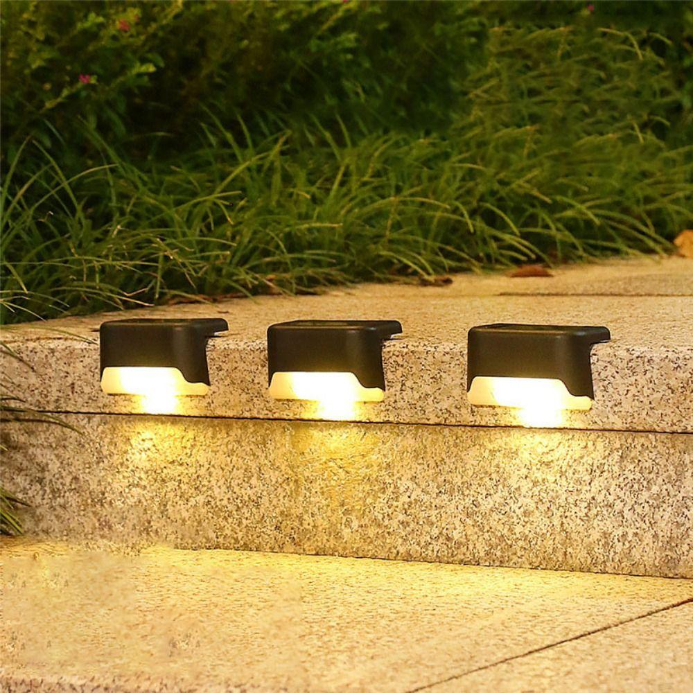 Set 8 Lampi solare LED pentru iluminat scari exterioare cu senzor crepuscular FAVLine Selection