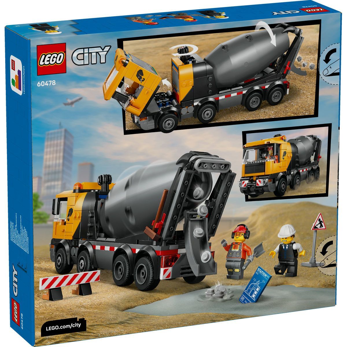 LEGO CITY AUTOBETONIERA 60478
