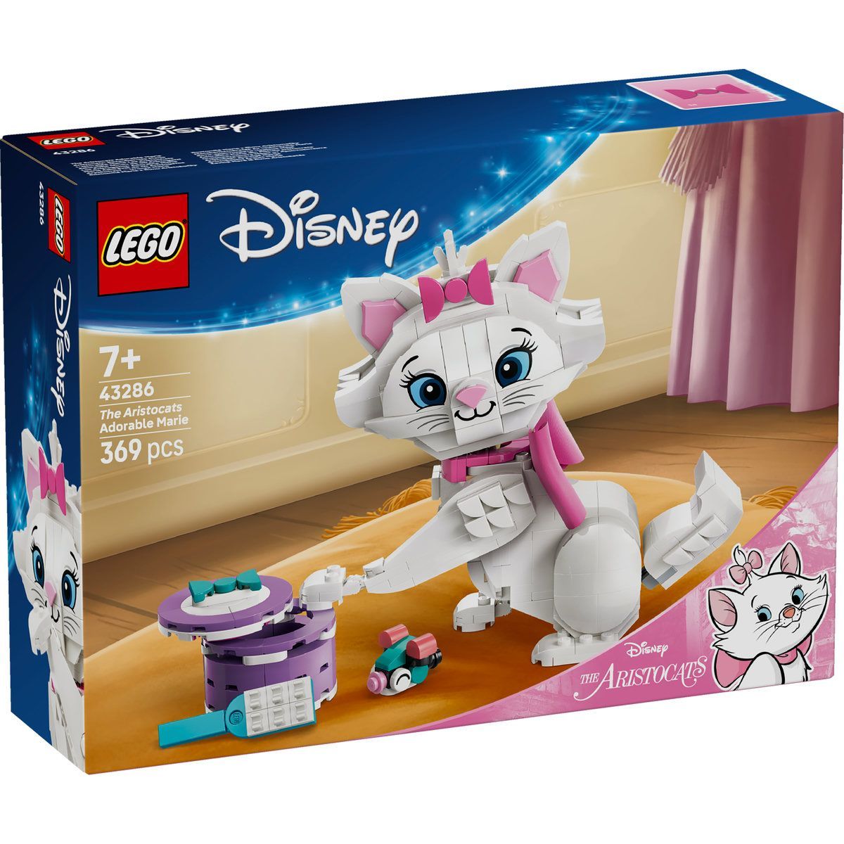LEGO Disney Adorabila Marie din Pisicile Aristocrate, 369 piese, 7+
