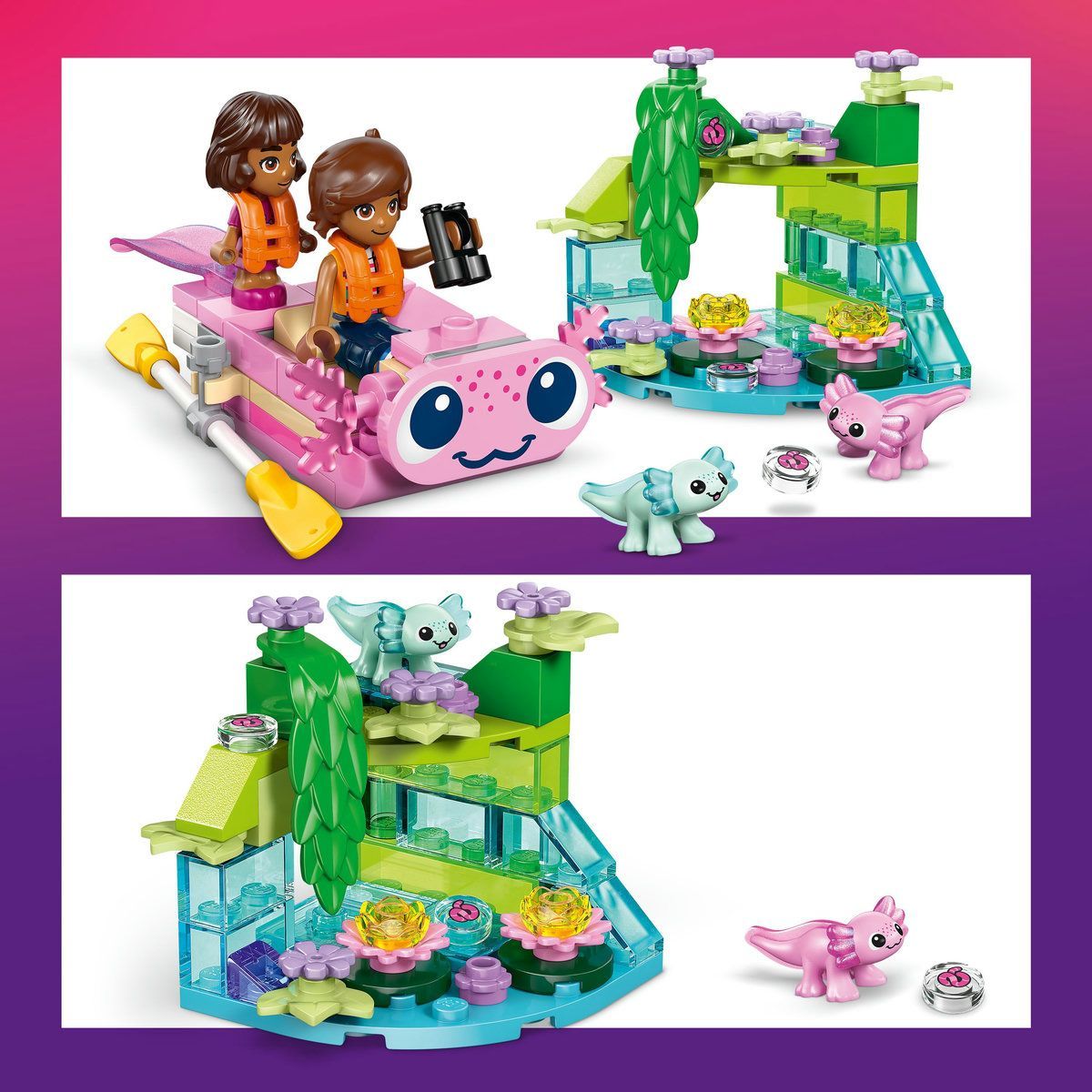 LEGO Friends Barca Axolotl pentru Aventuri 42681, 95 piese