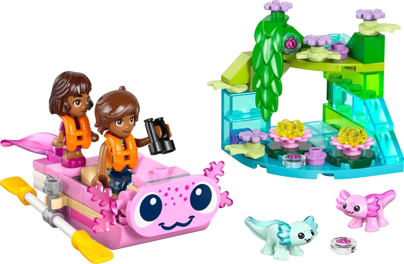 LEGO Friends Barca Axolotl pentru Aventuri 42681, 95 piese