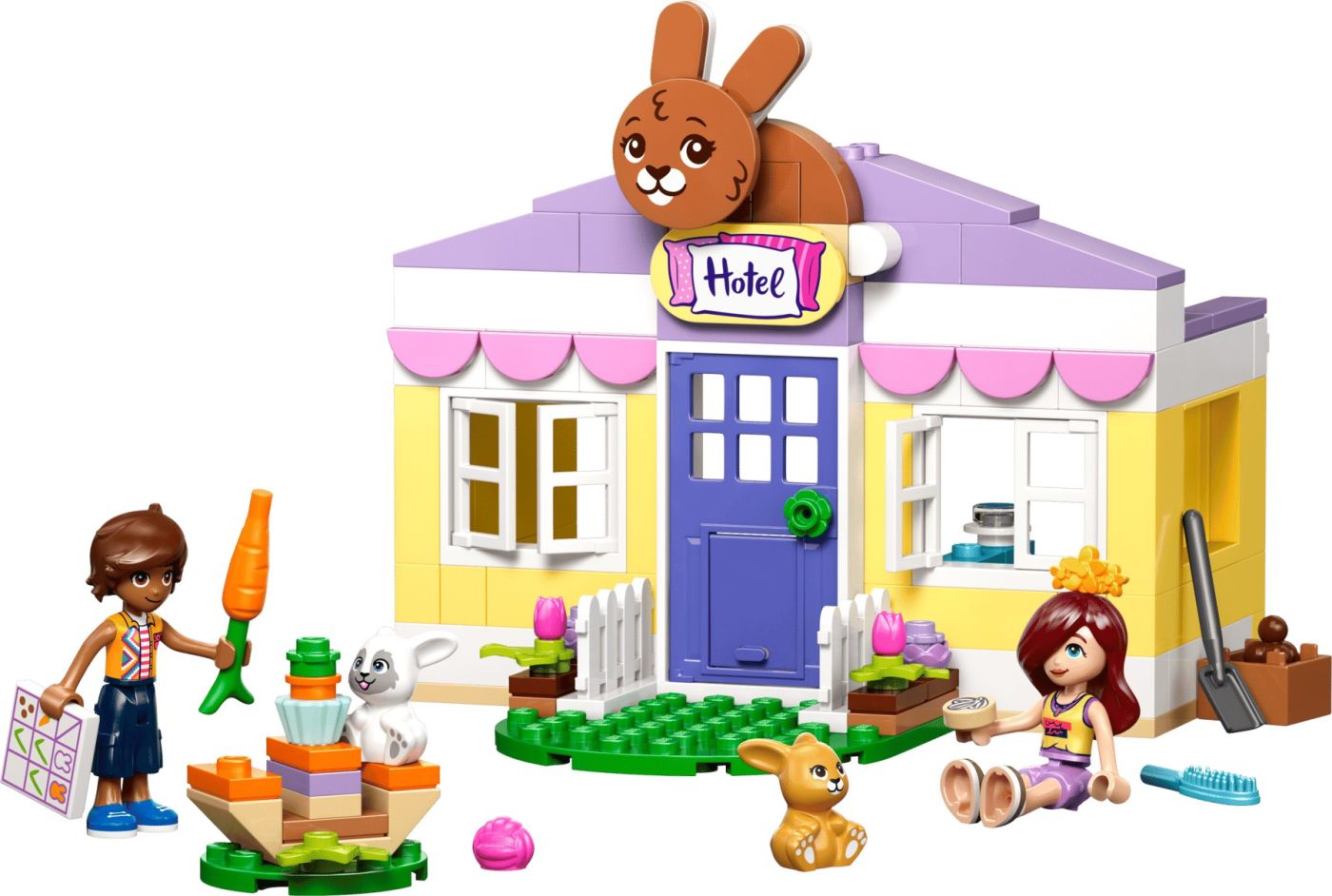 LEGO FRIENDS HOTEL PENTRU IEPURASI IN ORASUL HEARTLAKE 42679