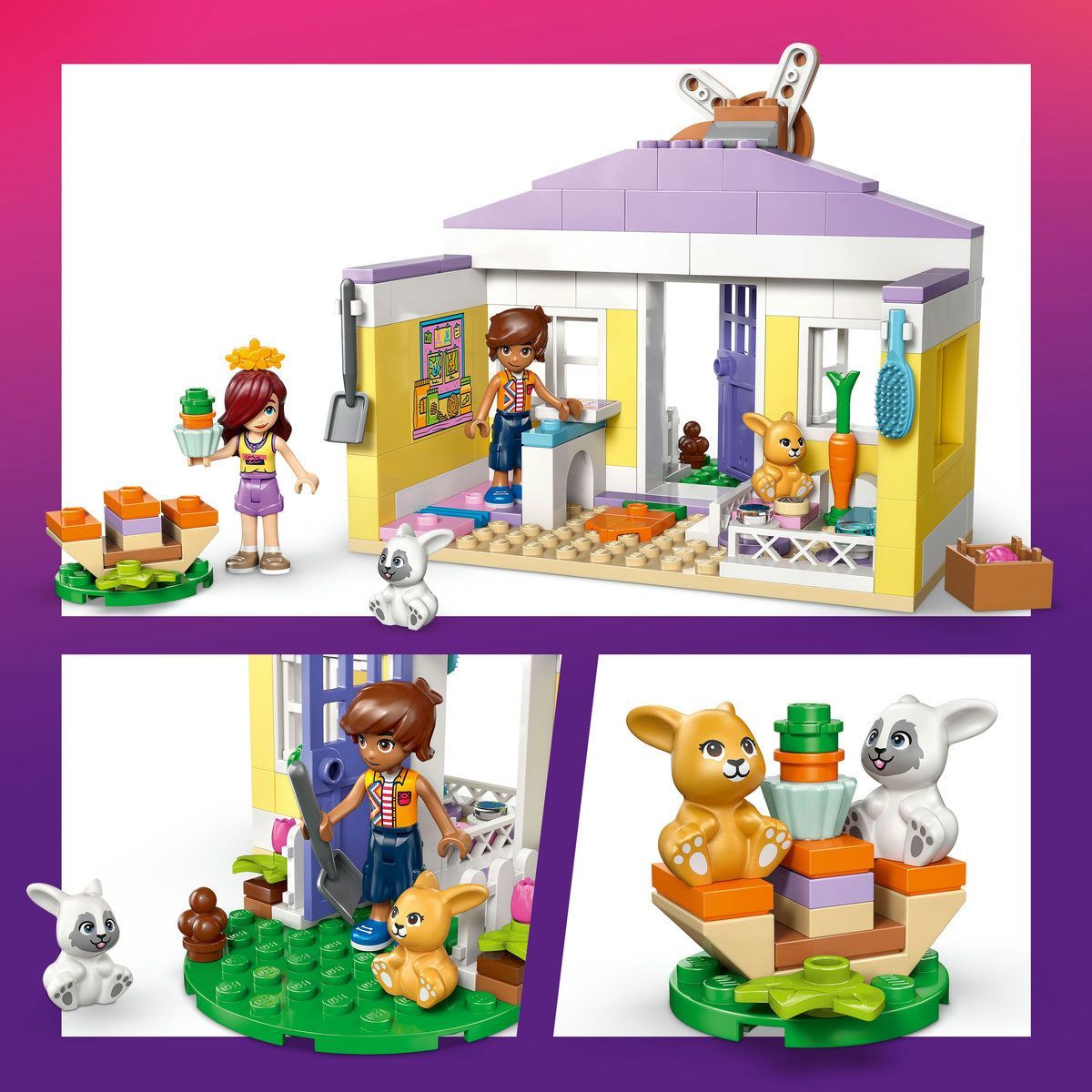 LEGO FRIENDS HOTEL PENTRU IEPURASI IN ORASUL HEARTLAKE 42679