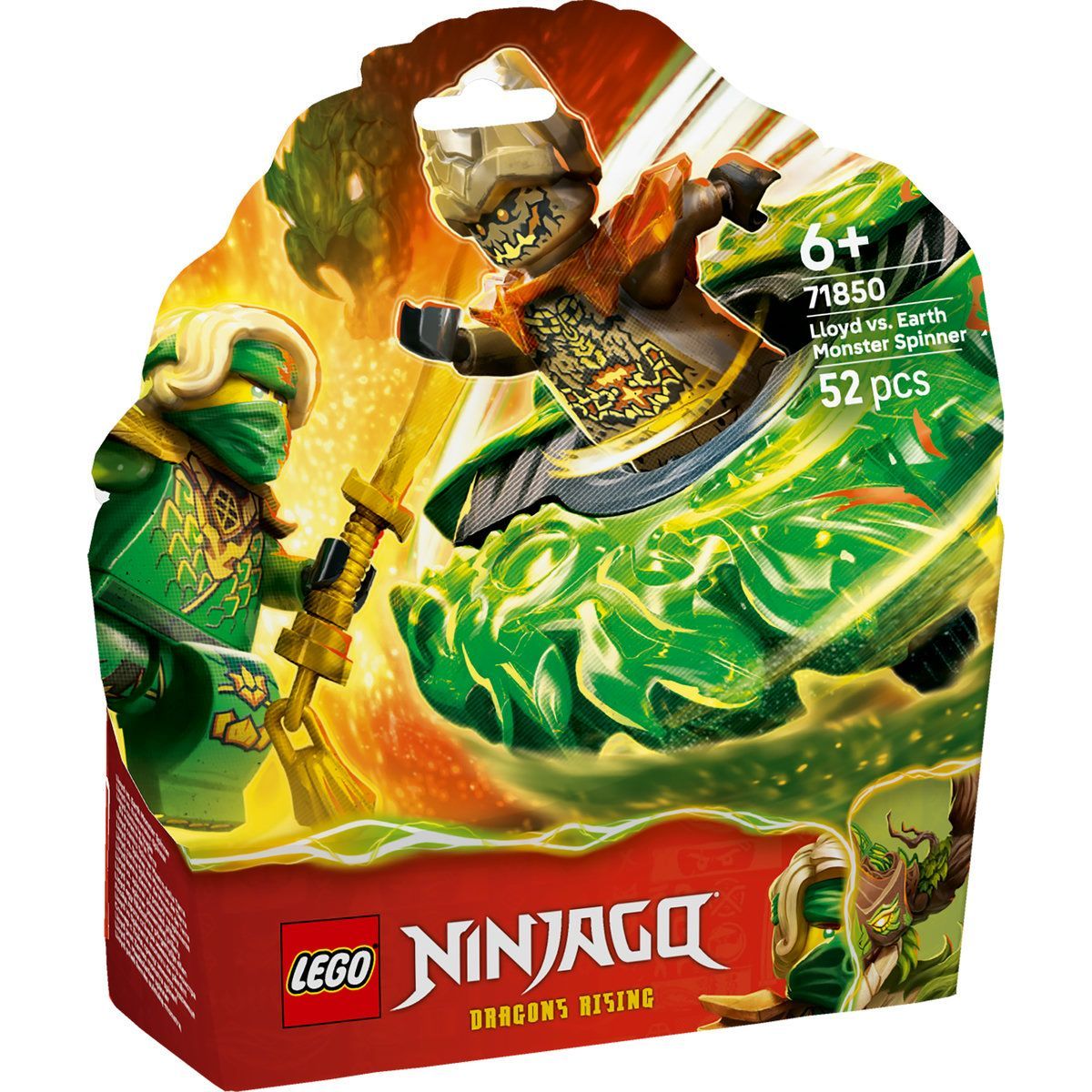 LEGO NINJAGO LLOYD VS SPINNERUL MONSTRU DE PAMANT 71850