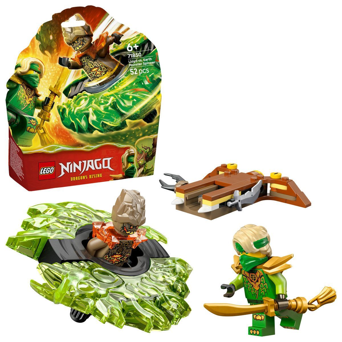 LEGO NINJAGO LLOYD VS SPINNERUL MONSTRU DE PAMANT 71850