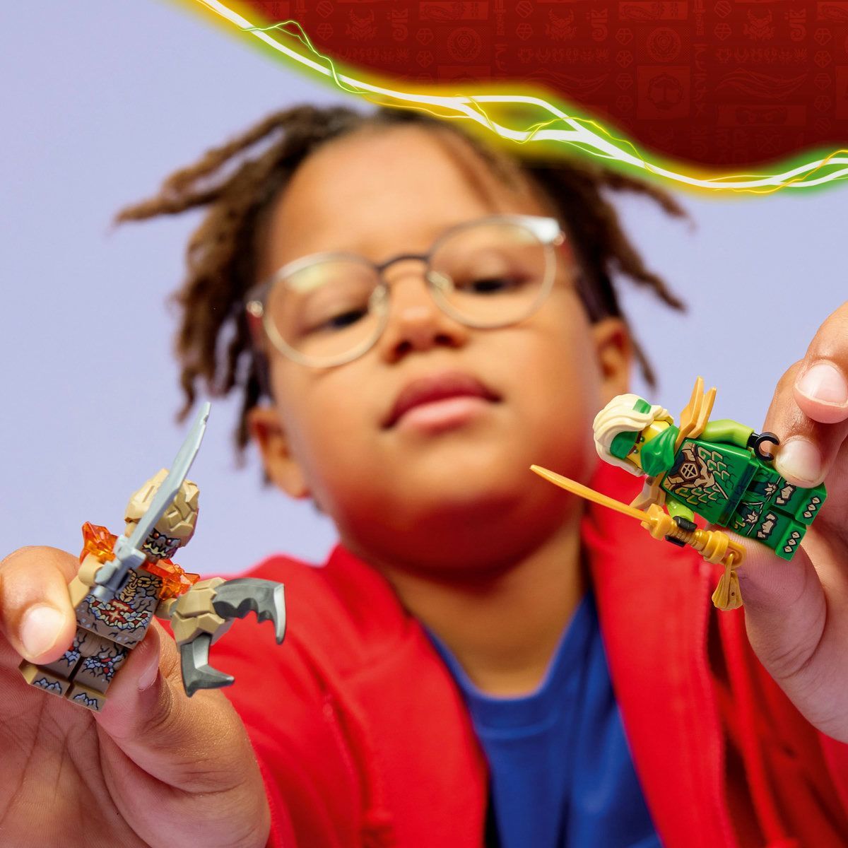 LEGO NINJAGO LLOYD VS SPINNERUL MONSTRU DE PAMANT 71850