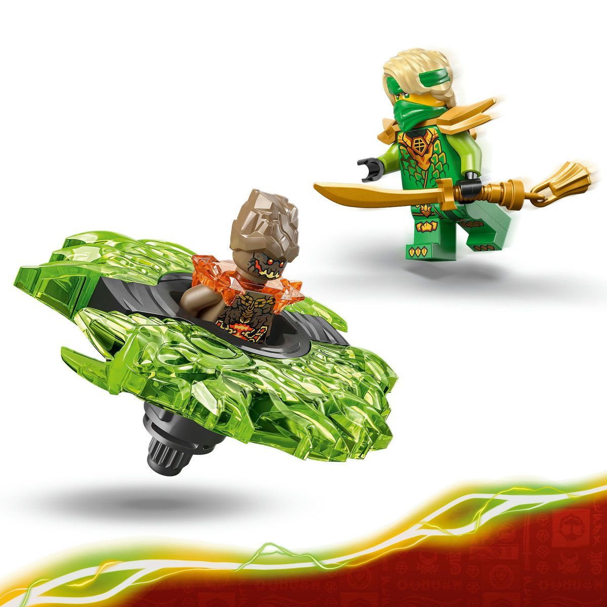 LEGO NINJAGO LLOYD VS SPINNERUL MONSTRU DE PAMANT 71850