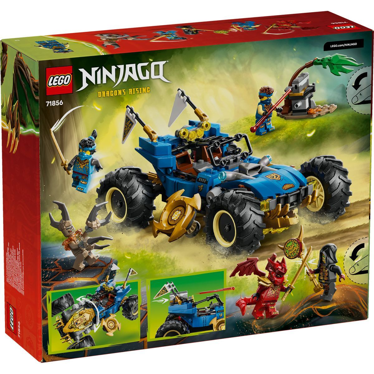 LEGO NINJAGO MASINA TRANSFORMABILA A LUI JAY 71856