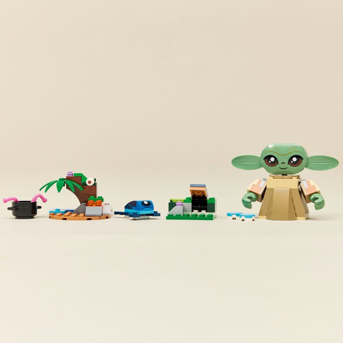 LEGO Star Wars Casa lui Grogu pentru copii 4+ cu 107 piese