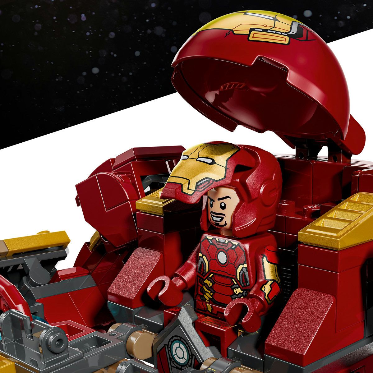 LEGO Marvel Hulkbuster vs Hulk 76343, set de constructie cu 413 piese