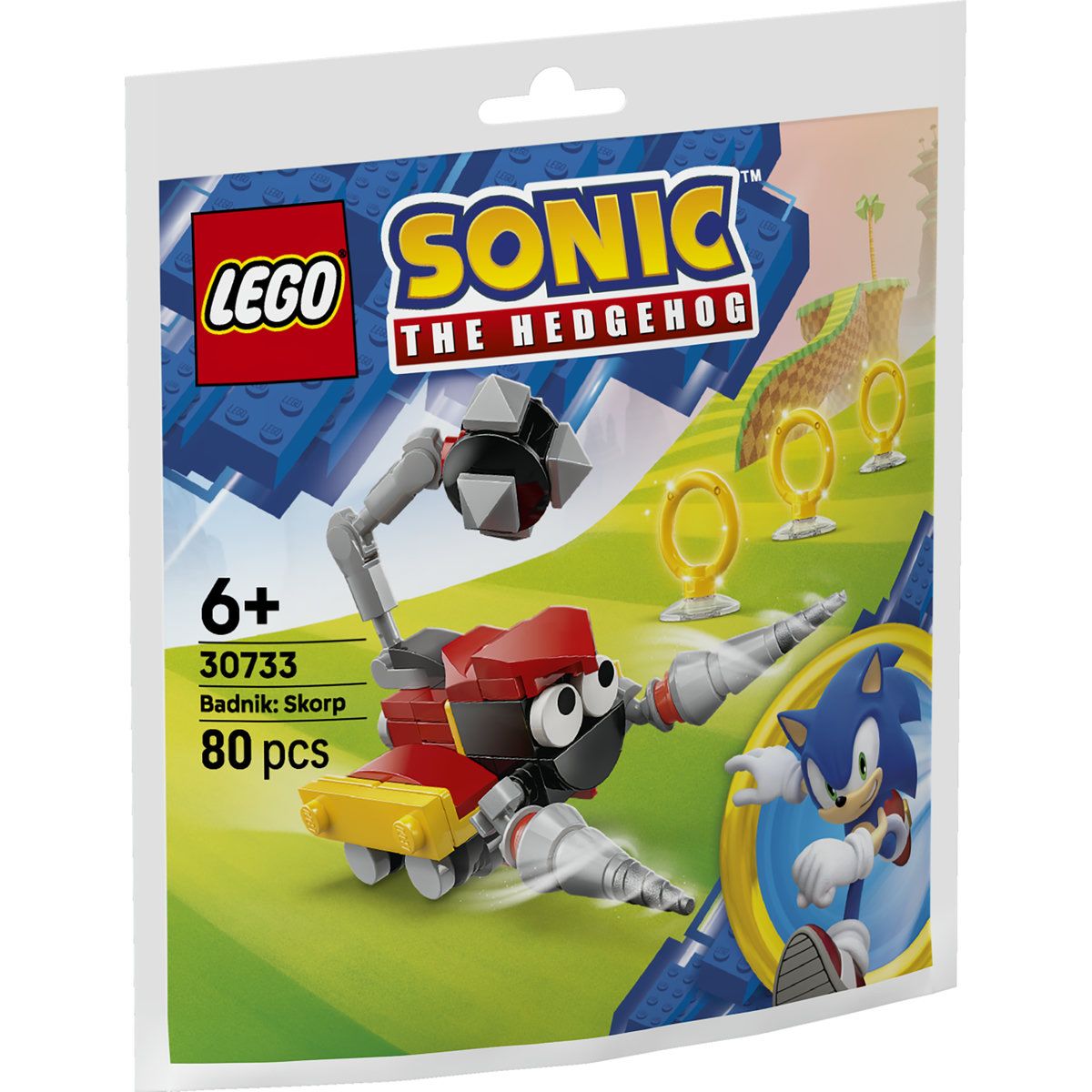 LEGO Sonic the Hedgehog Badnik Skorp 30733, set de construcție 80 piese