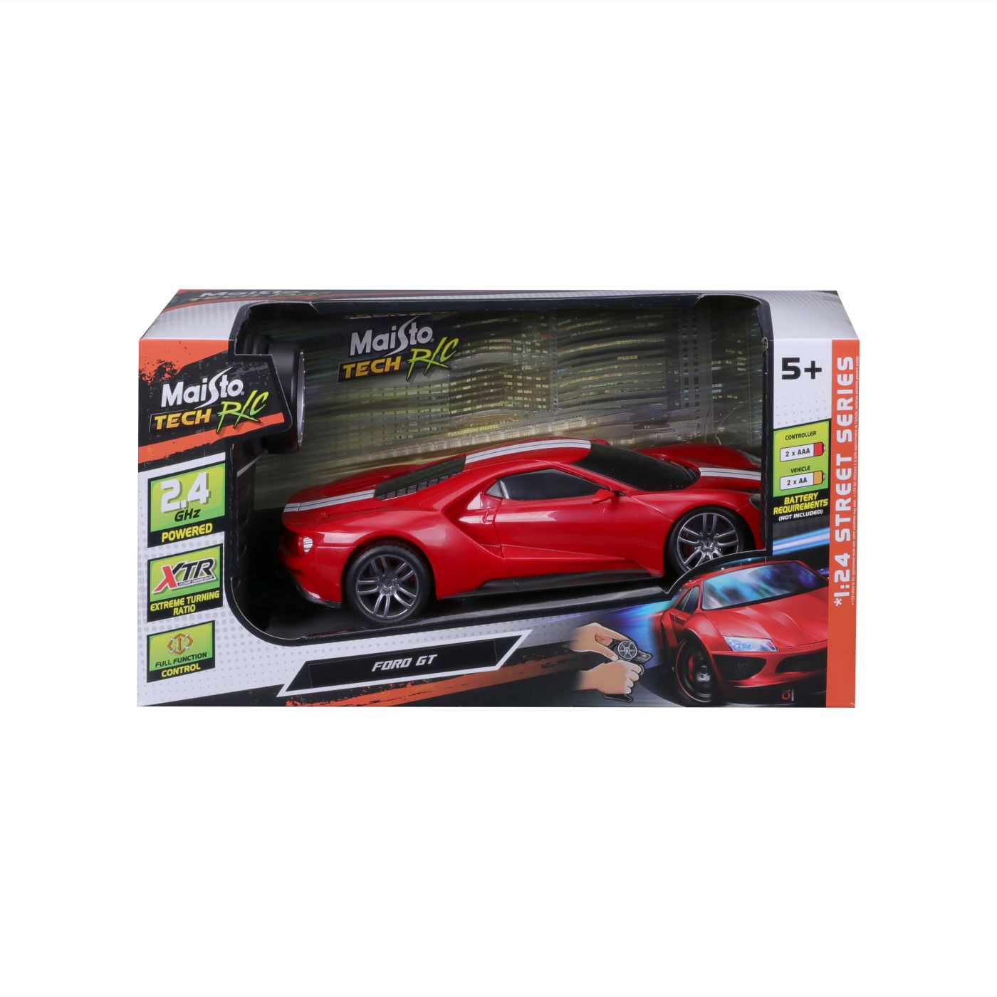 Mașinuță cu telecomandă Maisto Ford GT 2.4GHz, scara 1:24