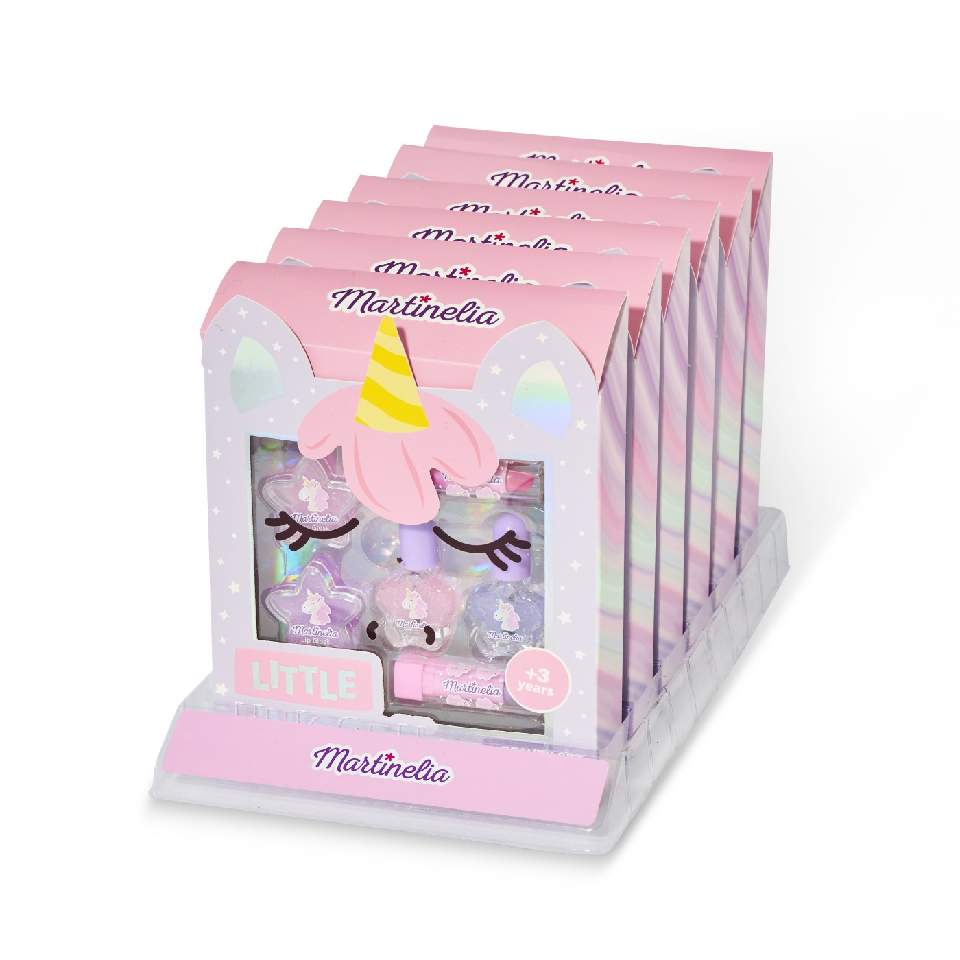 Set machiaj copii Martinelia Little Unicorn cu gloss, rujuri si lacuri