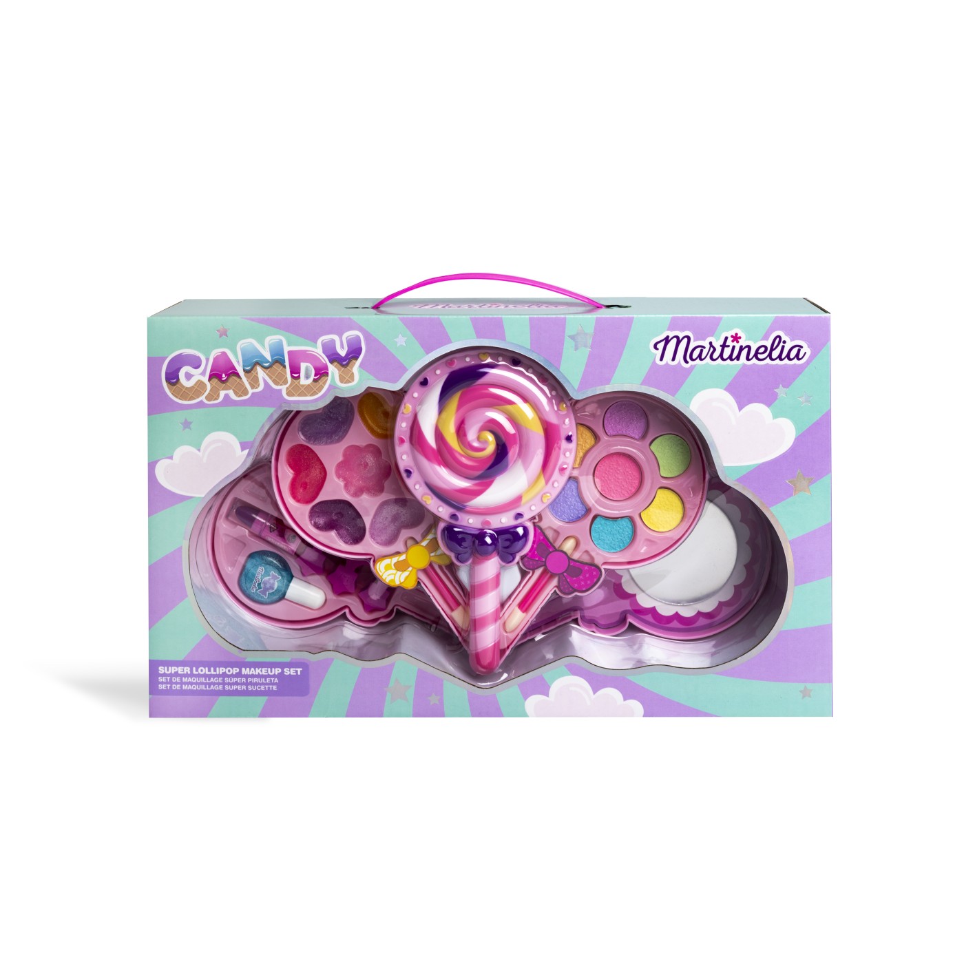 Trusă de machiaj copii Martinelia Candy Super Lollipop, multicolor