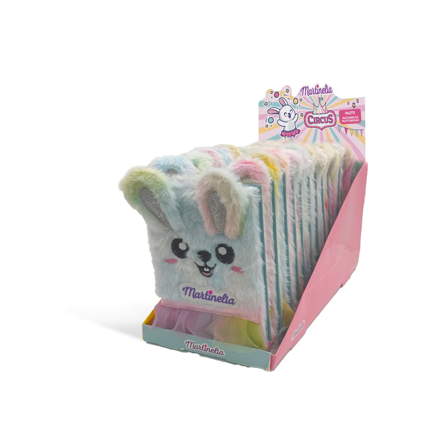 Set machiaj copii Martinelia Circus in portofel iepuras multicolor