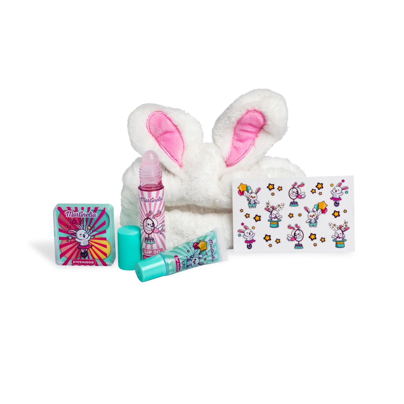 Set machiaj pentru copii Martinelia Circus cu bentiță iepuraș