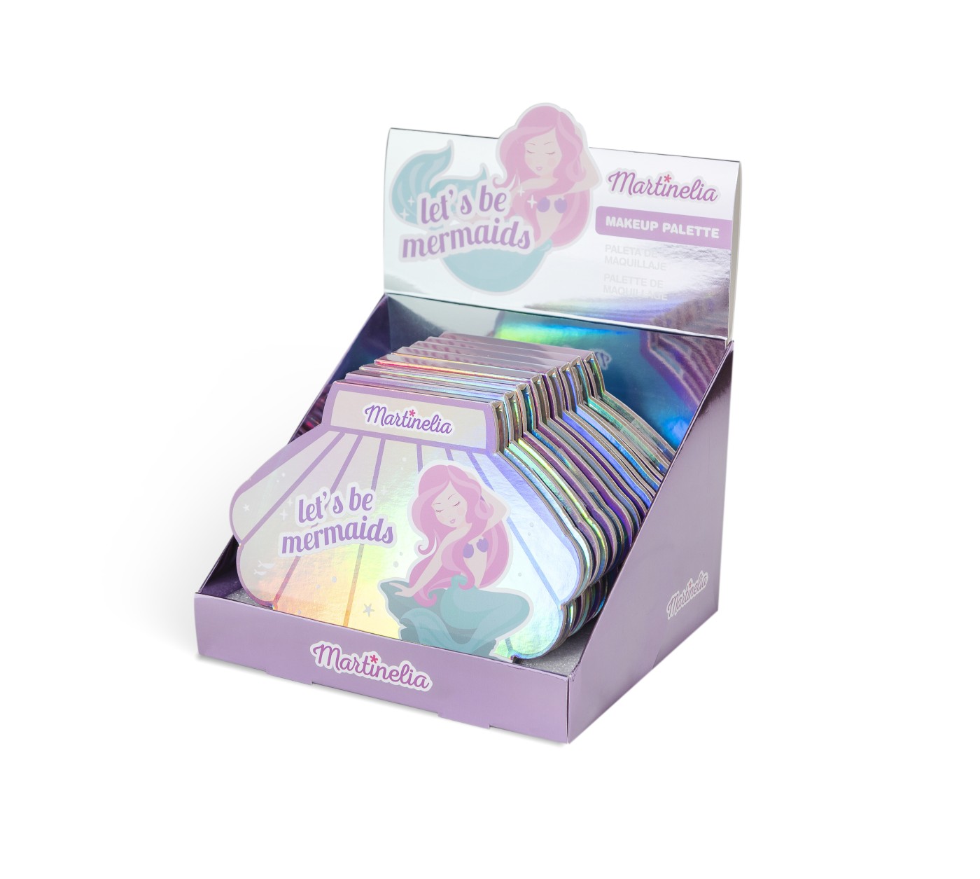 MARTINELIA LETS BE MERMAIDS TRUSA DE MACHIAJ IN FORMA DE SCOICA