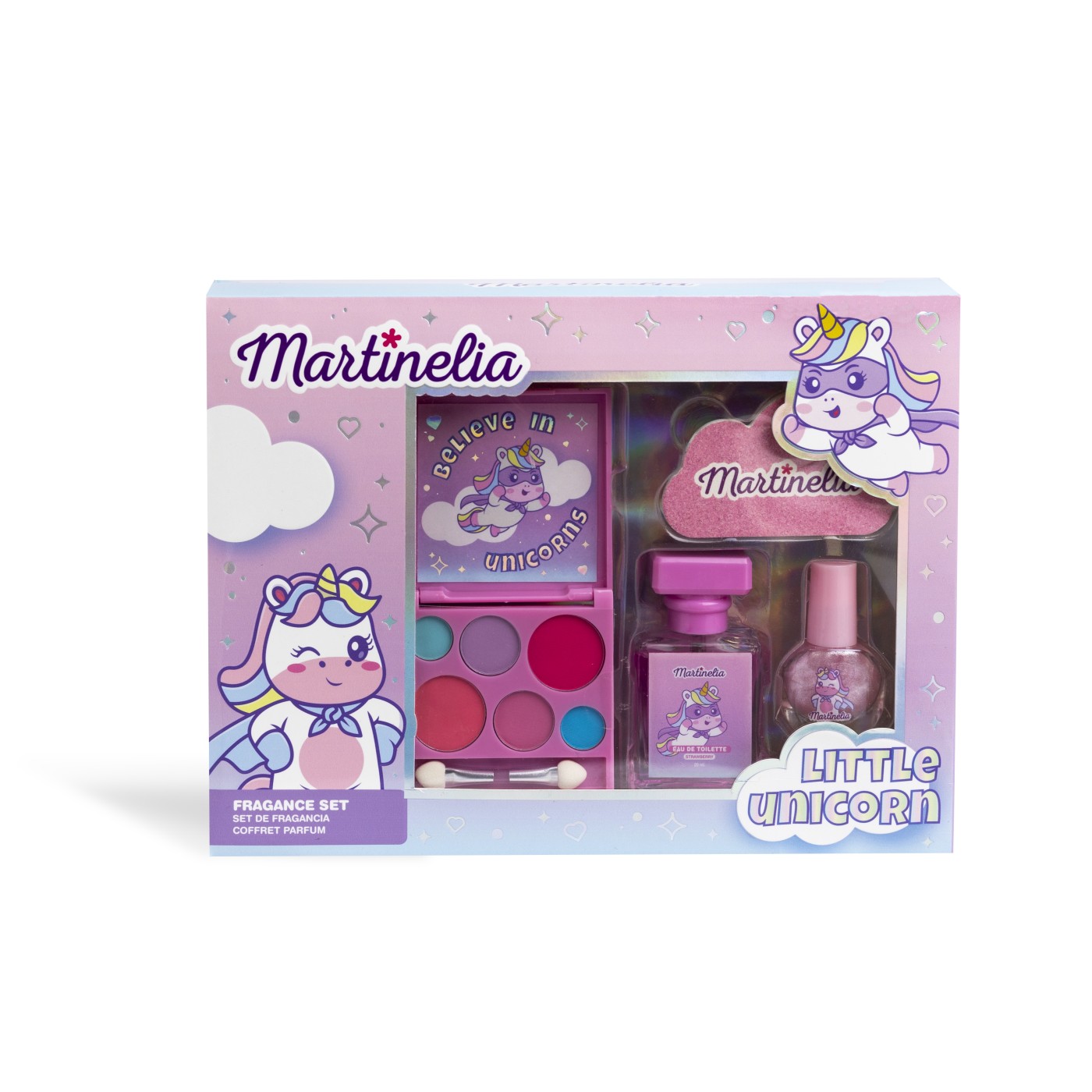 Set machiaj și parfum pentru copii Martinelia Little Unicorn