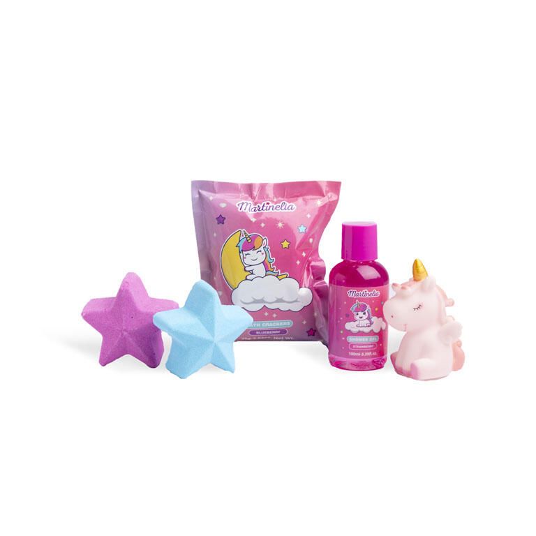 Set cadou de baie pentru copii Martinelia Little Unicorn, 5 piese
