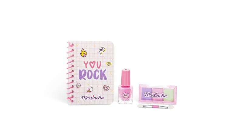 Set machiaj pentru copii Martinelia Super Girl cu notebook