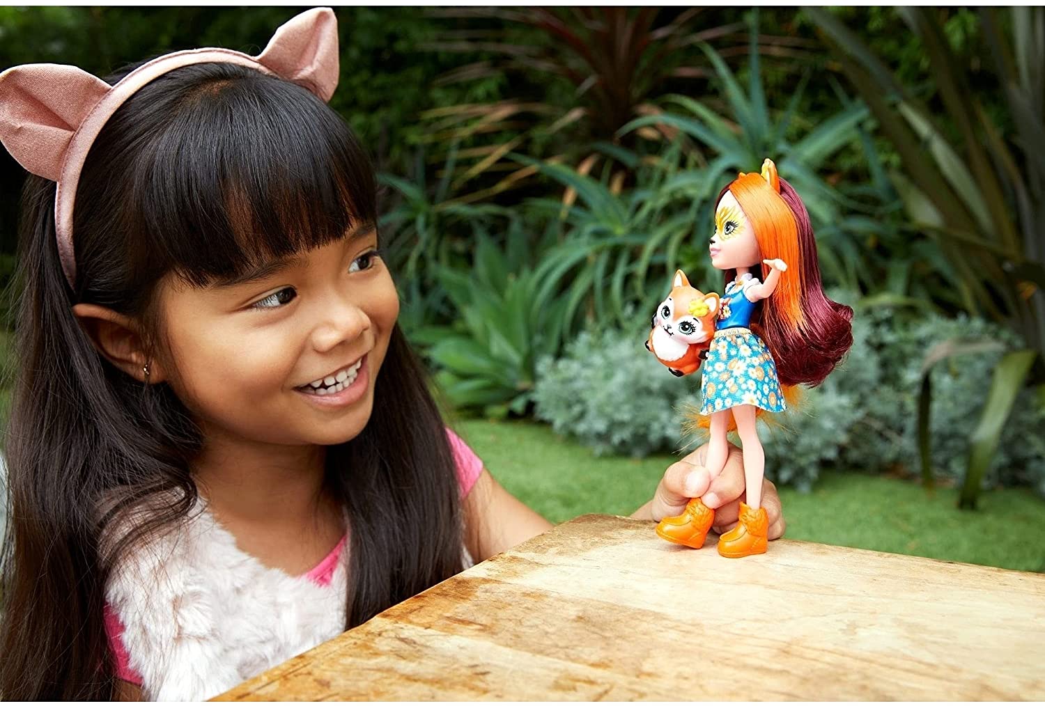 Papusa Enchantimals Felicity Fox cu animalutul Flick, Mattel