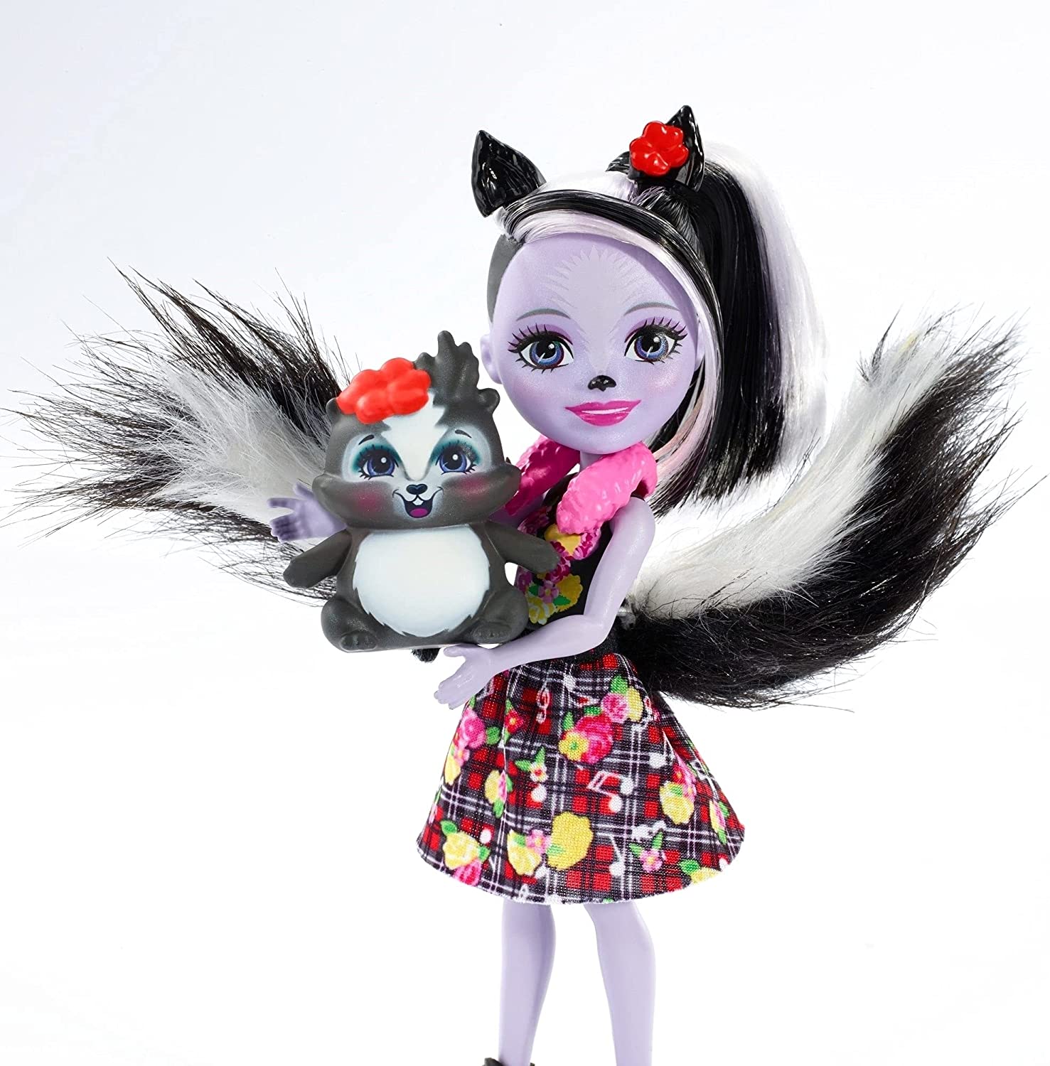 Papusa Enchantimals Sage Skunk cu animalutul Caper, Mattel