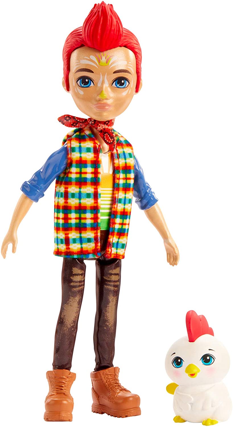 Papusa Enchantimals Redward Rooster cu figurina Cluck, Mattel