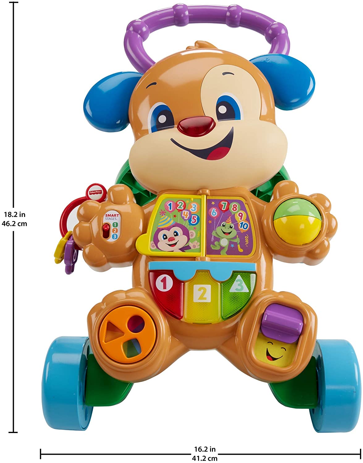 Antemergător Fisher-Price Cățeluș Interactiv în Limba Română
