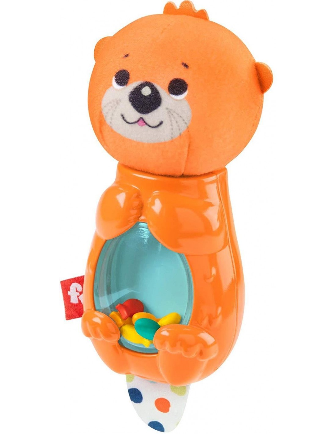 Jucărie zornăitoare Fisher-Price Vidră pentru bebeluși 3 luni+