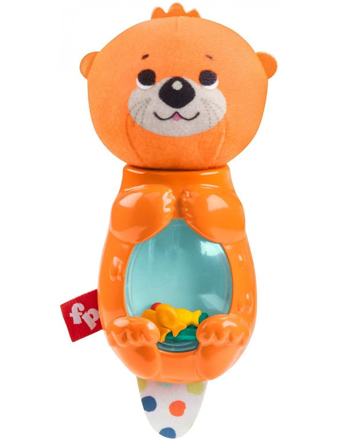 Jucărie zornăitoare Fisher-Price Vidră pentru bebeluși 3 luni+