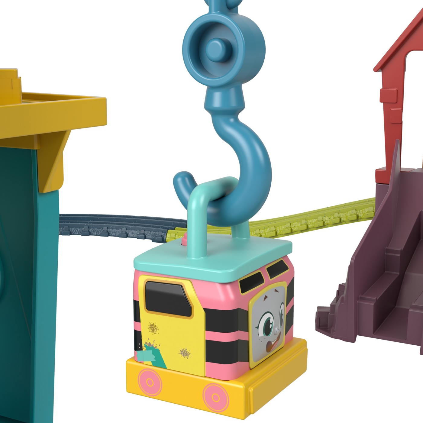 Set de joaca motorizat Thomas cu Carly si Sandy, 3+ ani