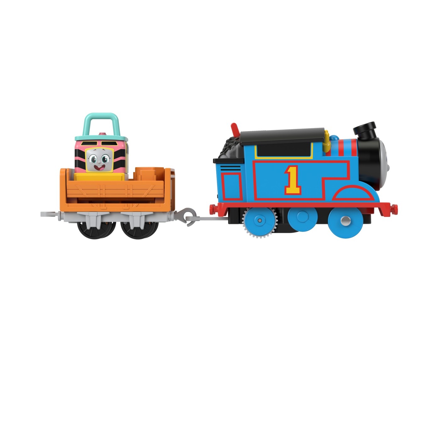 Set de joaca motorizat Thomas cu Carly si Sandy, 3+ ani