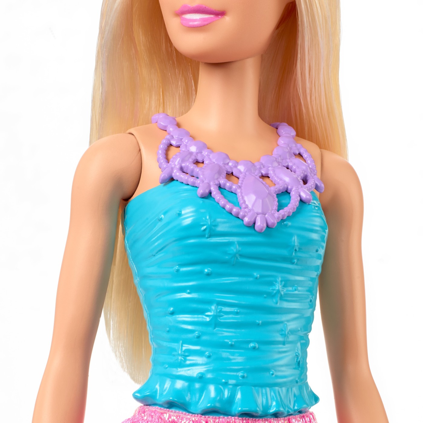 Păpușă Barbie Prințesă Blondă cu Tiară și Rochie Strălucitoare